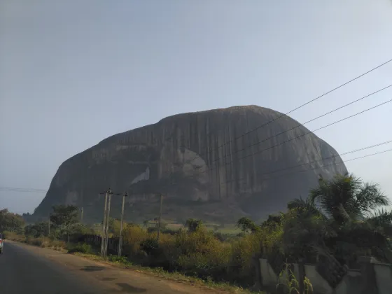 Zuma Rock, a large monolith near Abuja, Nigeria