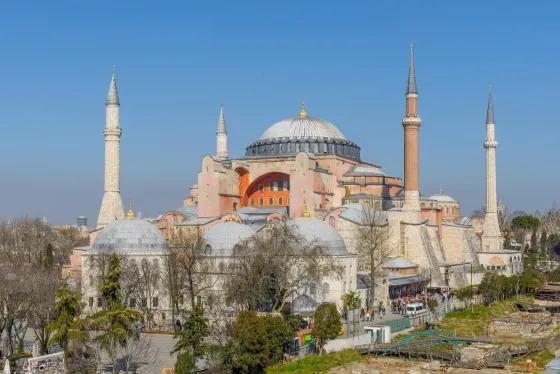 The Hagia Sophia in Istanbul, Turkey